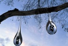 "Winter drops" detail